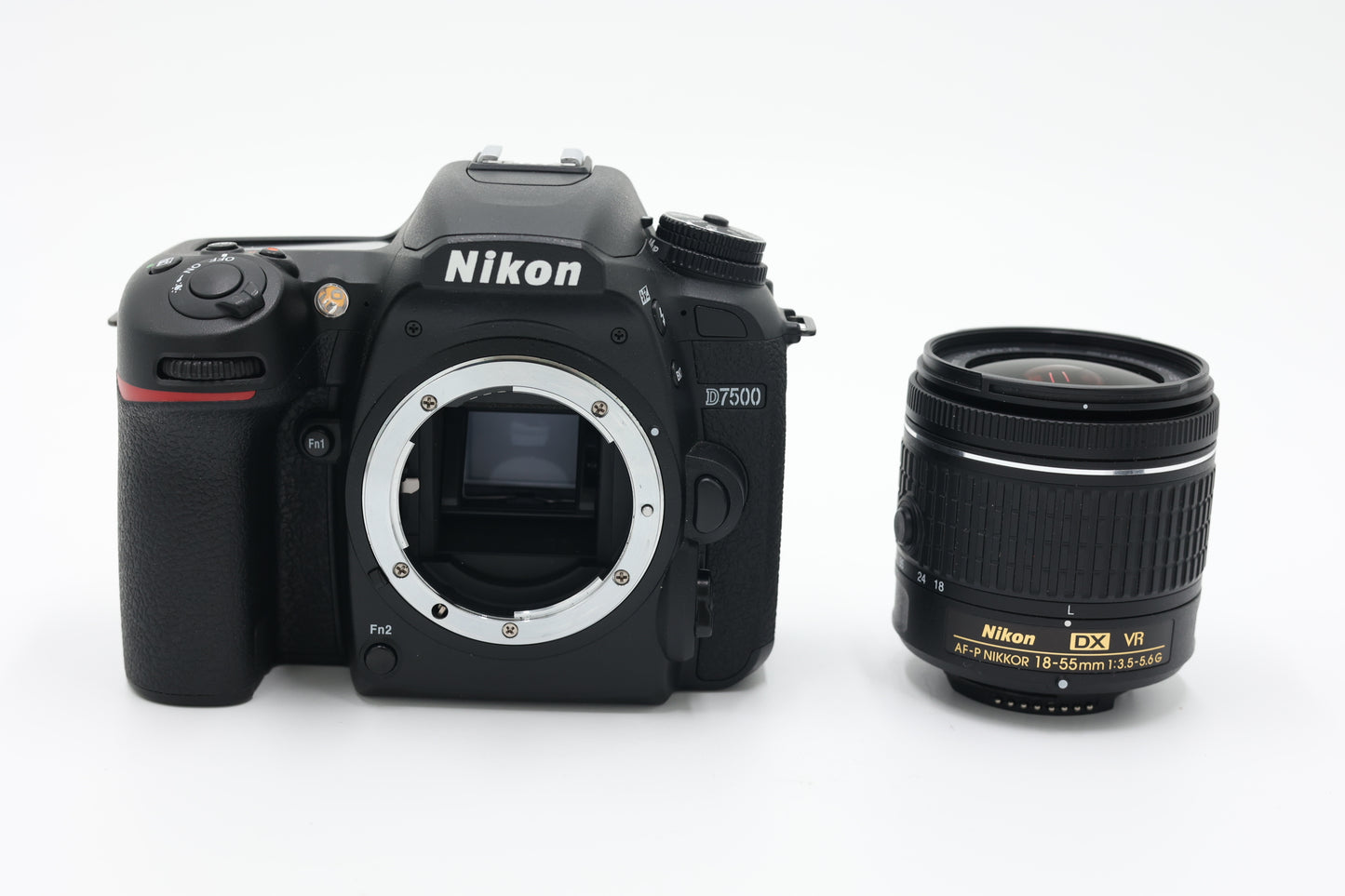 Nikon D7500/1855/67166 D7500, AF-P DX 18-55mm f/3.5-5.6G VR, Used