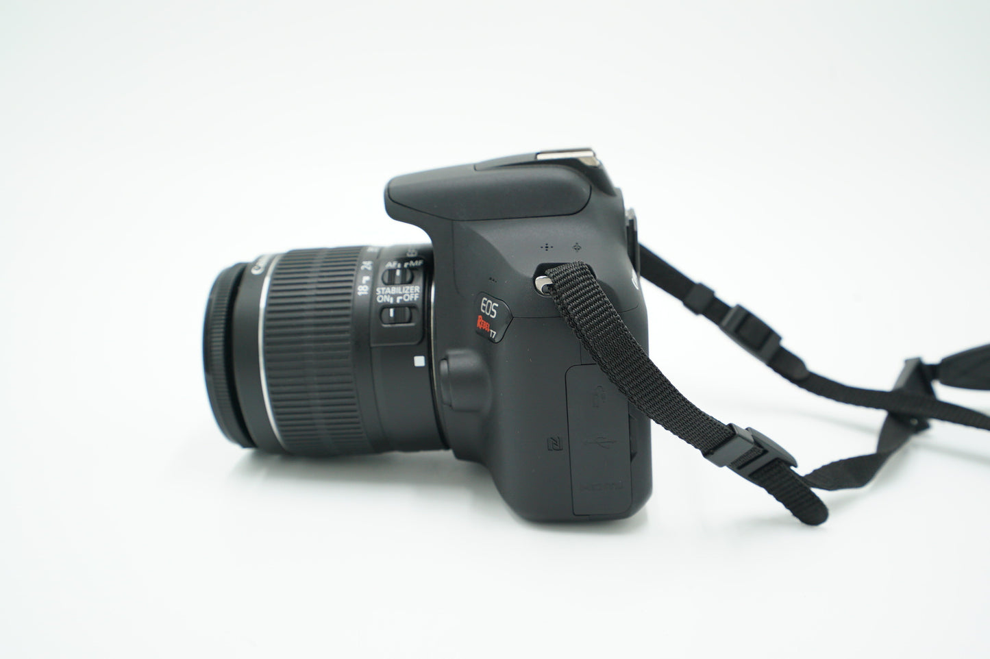 Canon EOSREBELT7/DUALLENS/02695 Rebel T7, EF-S 18-55mm f/3.5-5.6 IS II + EF 75-300mm f/4-5.6 III, Used