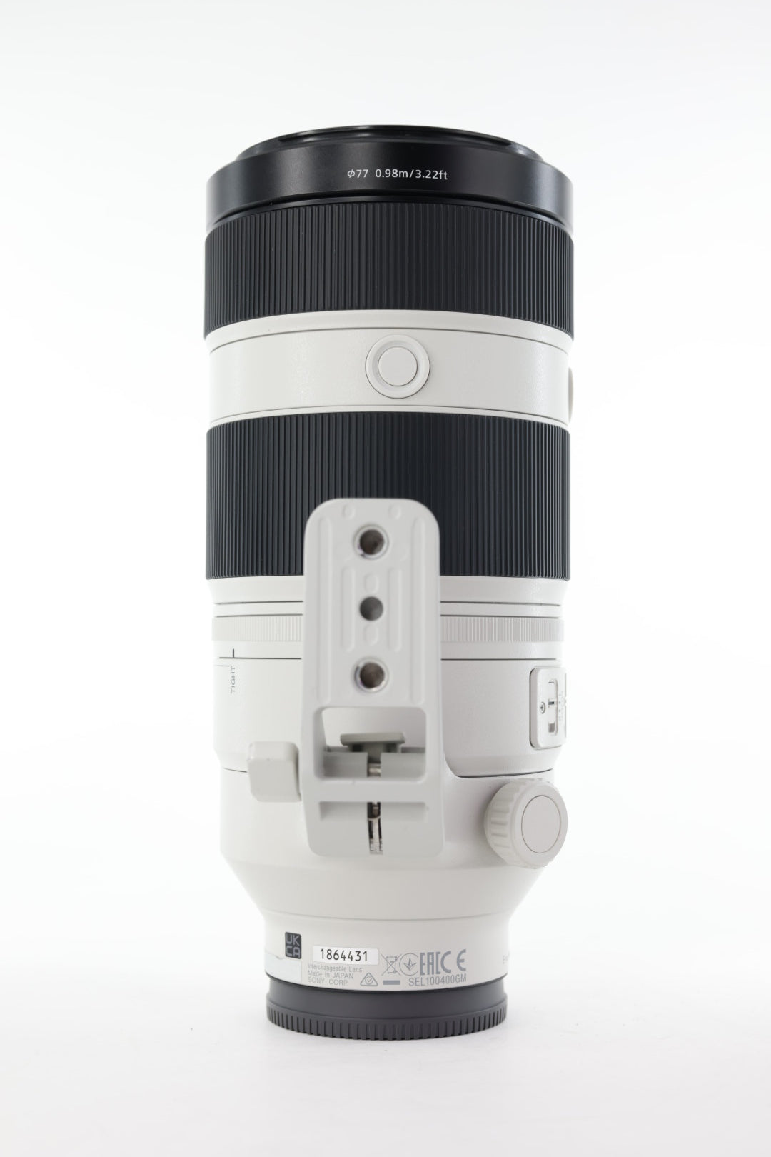 Sony SEL100400GM/1864431 FE 100-400mm f/4.5-5.6 GM OSS Lens, Used