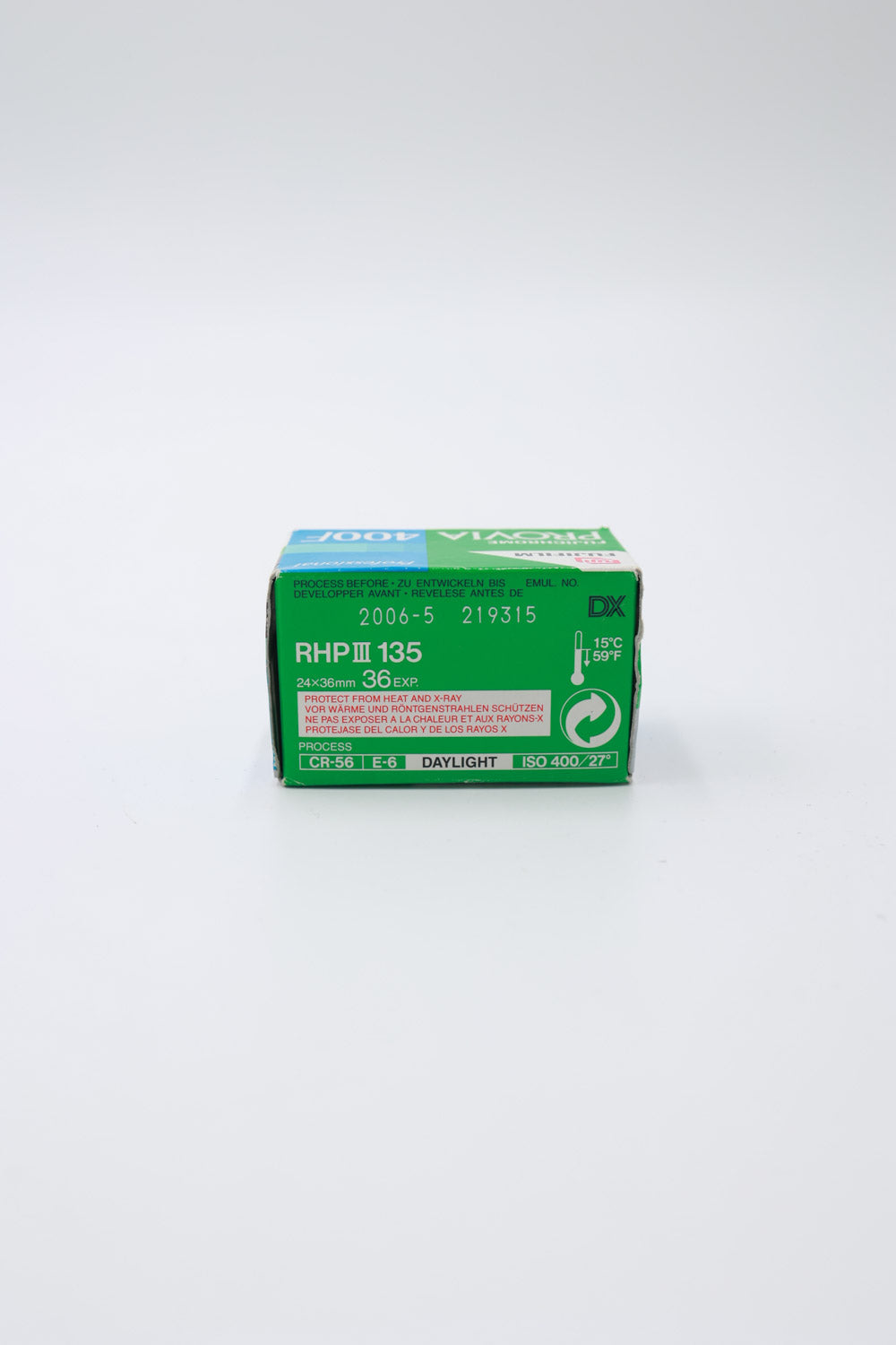 Fujifilm Fujichrome Provia 400F Daylight 35mm Film