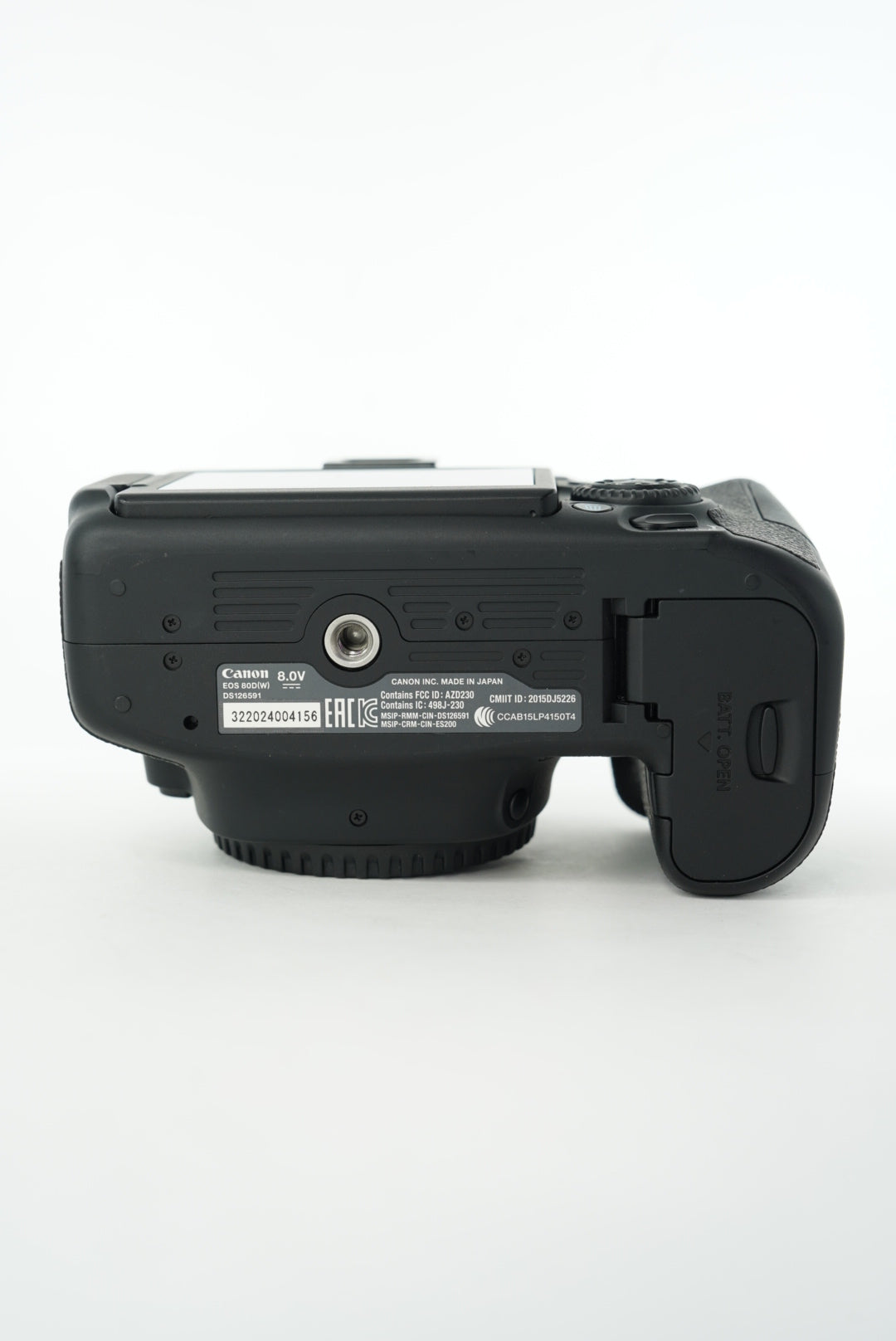 Canon EOS80D/BODY/04156 EOS 80D, Body Only, Used