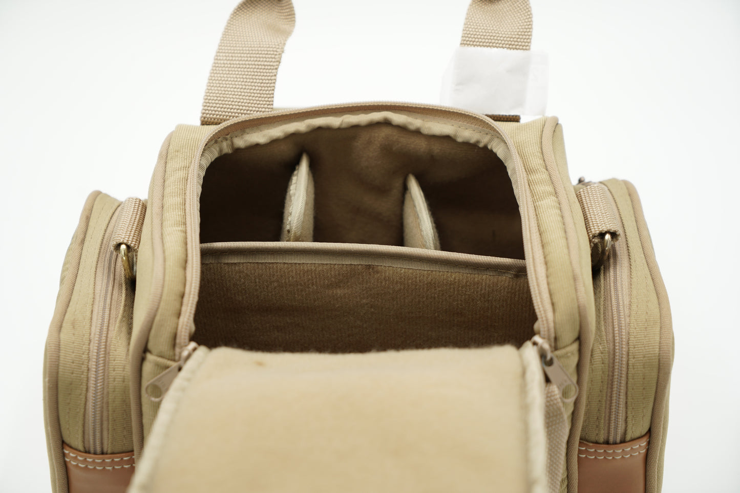 MacGregor Large Shoulder Bag, Tan Canvas, Used