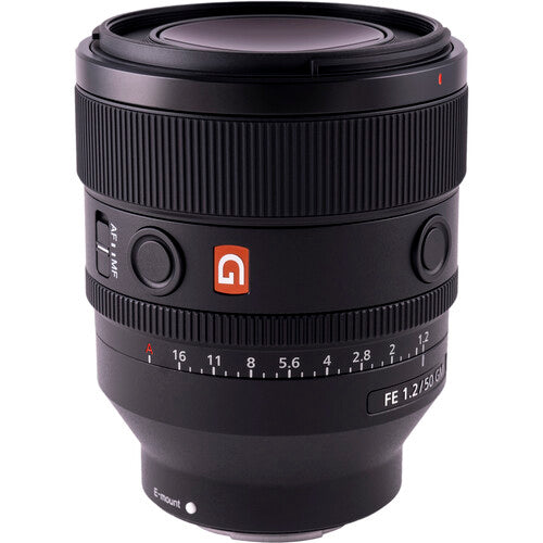 Sony SEL50F12GM FE 50mm f/1.2 GM Lens, Ø72