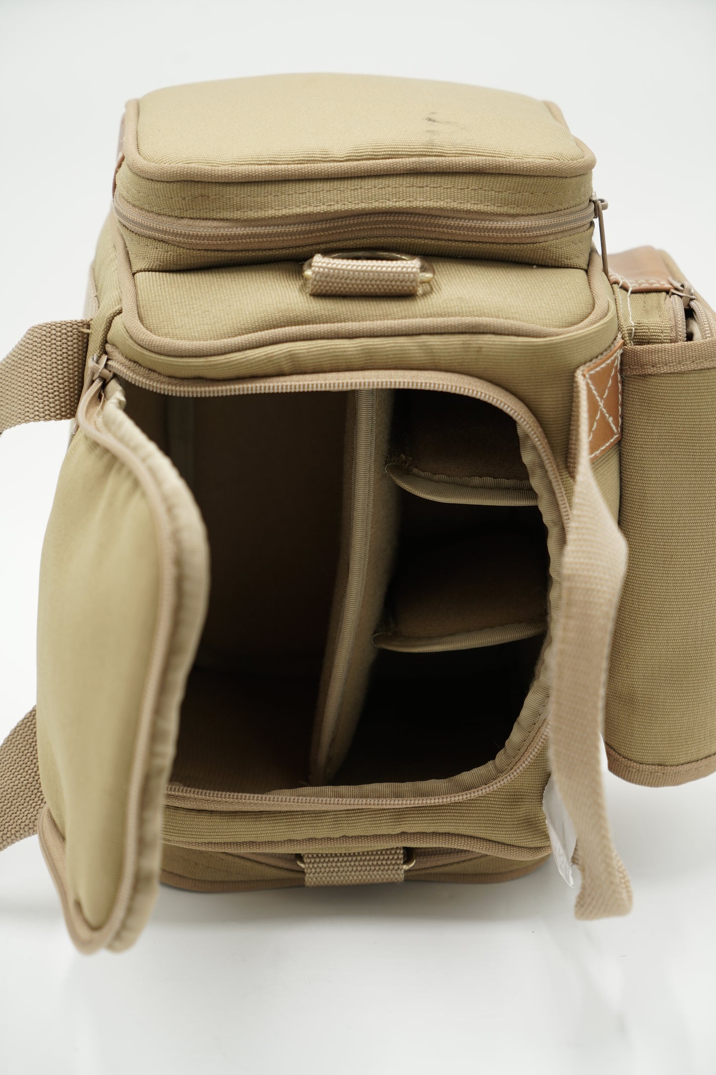 MacGregor Large Shoulder Bag, Tan Canvas, Used