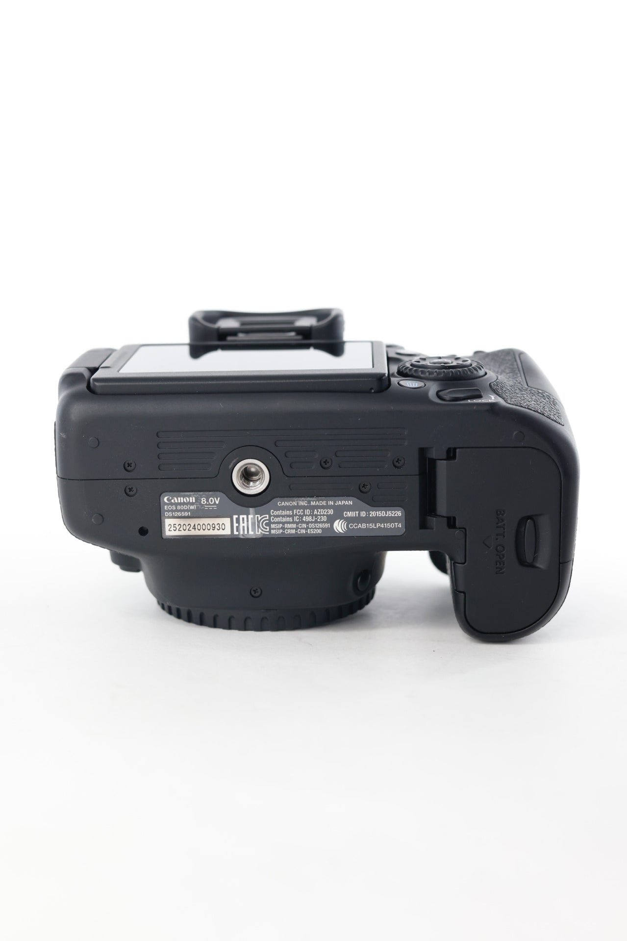 Canon EOS80D/BODY/00930 EOS 80D, Body Only, Used
