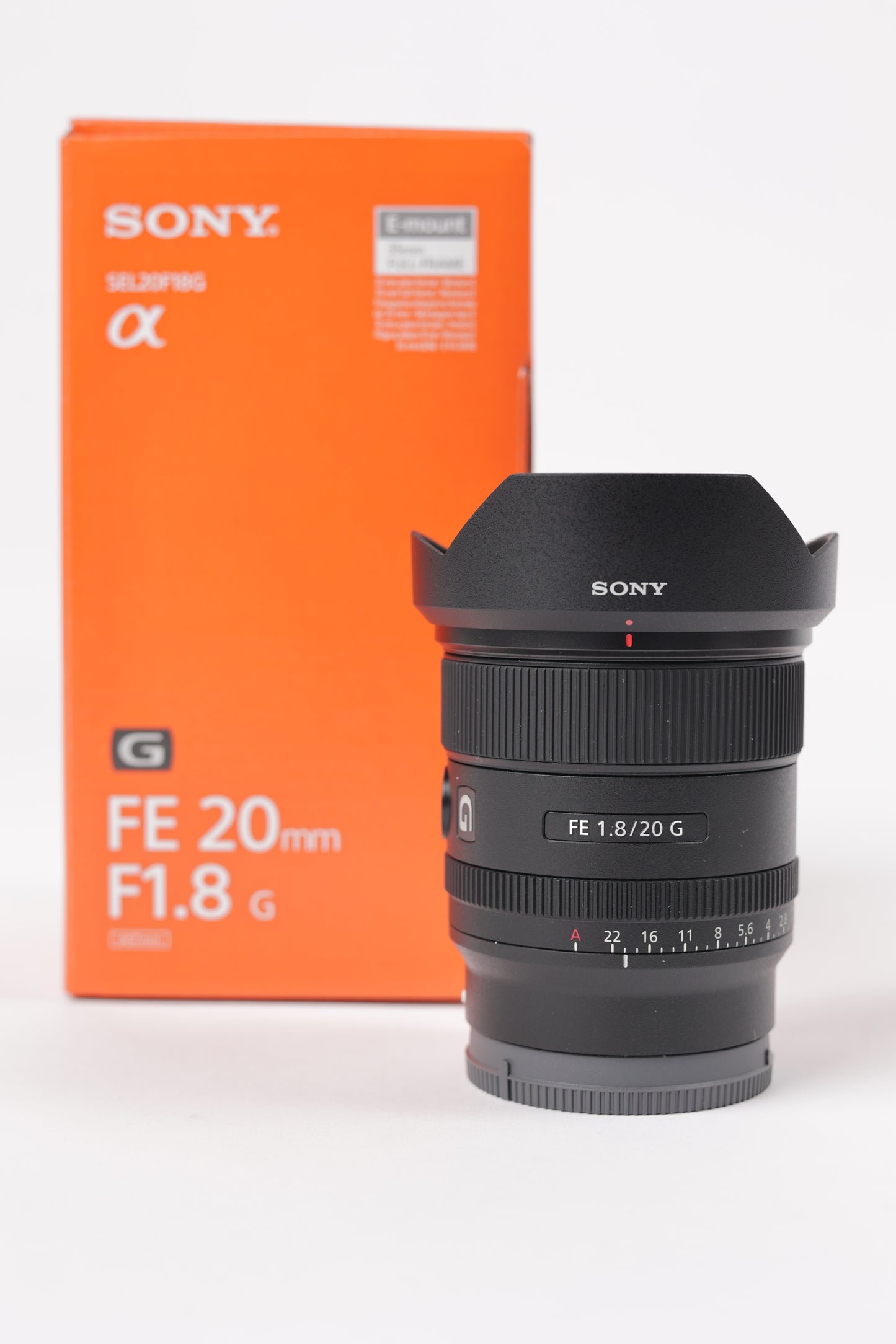 Sony SEL20F18G/1892945 FE 20mm f/1.8G Lens, Used