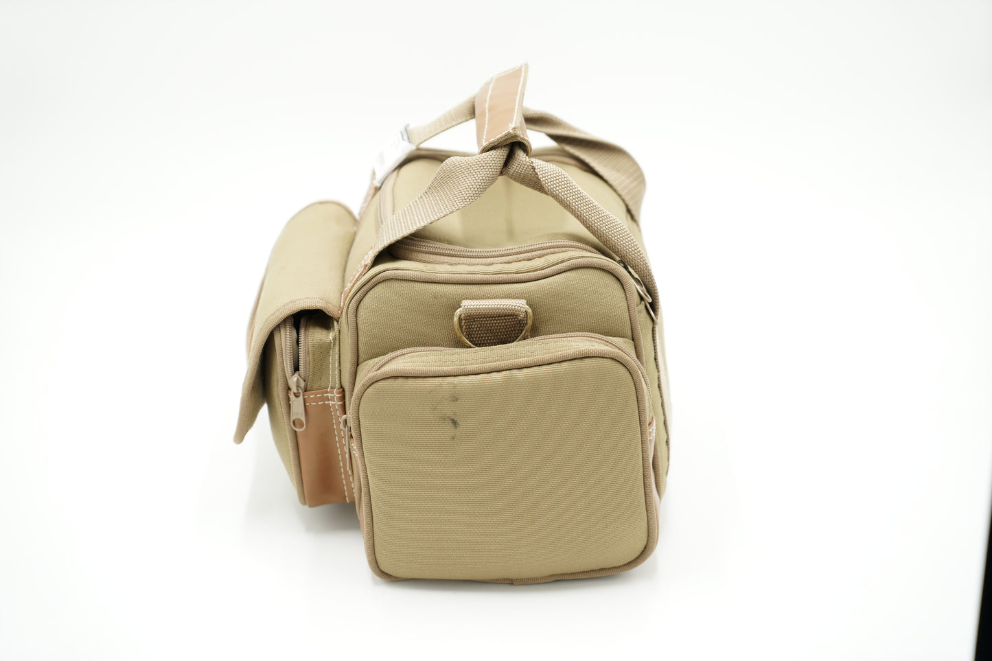 MacGregor Large Shoulder Bag, Tan Canvas, Used