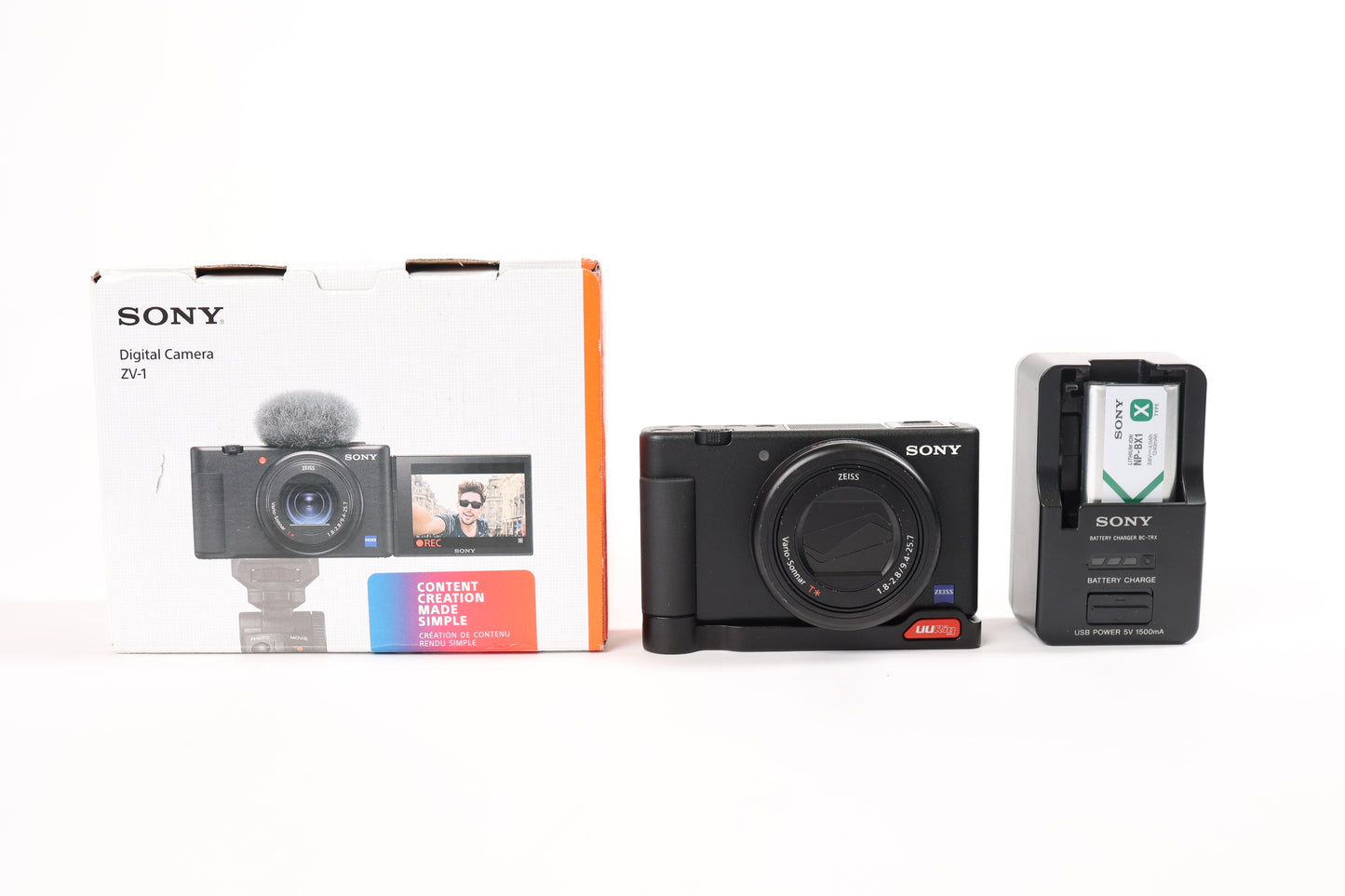 Sony ZV1/B/0986576 DCZV1 Camera, Black, Used (For Parts)