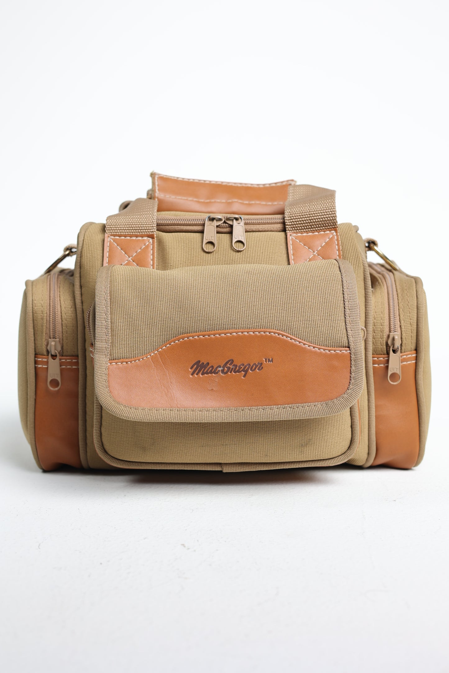 MacGregor Medium Shoulder Bag, Tan Canvas, Used