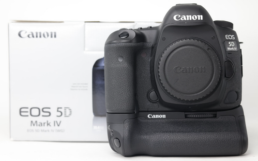 Canon EOS5DMIVBODY/00036 EOS 5D Mark IV + BGE20 Battery Grip, Used