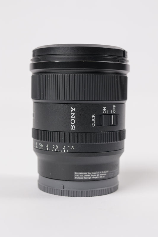 Sony SEL20F18G/1892945 FE 20mm f/1.8G Lens, Used
