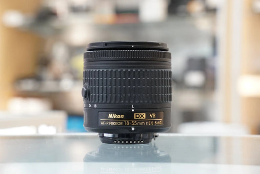 NIKON AF-P DX Nikkor 18-55mm f/3.5-5.6 G VR Lens #32819, Used