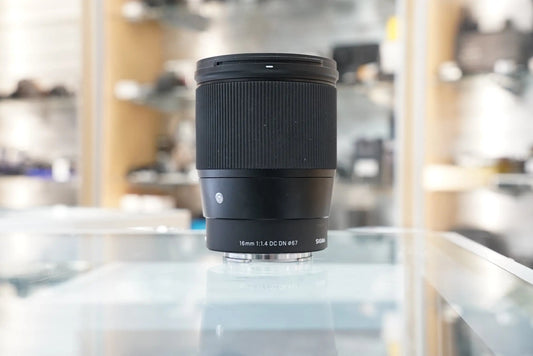 SIGMA 16mm f/1.4 DC DN Contemporary Lens (Sony E) #95571, Used