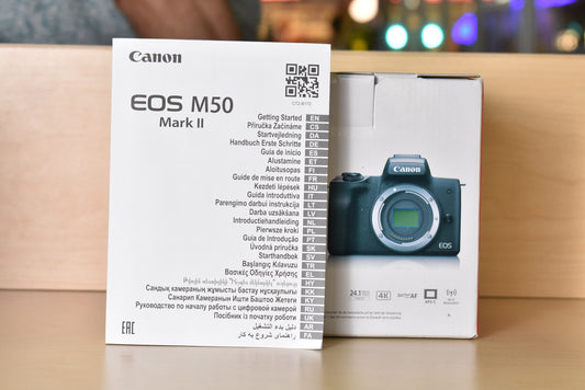 Canon EOSM50-15239 EOS M50 Mark II Mirrorless Camera Body, Used