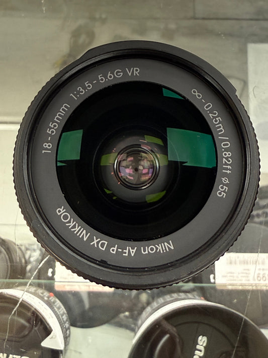 Nikon AFP1855DXVR-30499 Nikon AF-P DX NIKKOR 18-55mm f/3.5-5.6G VR, Used