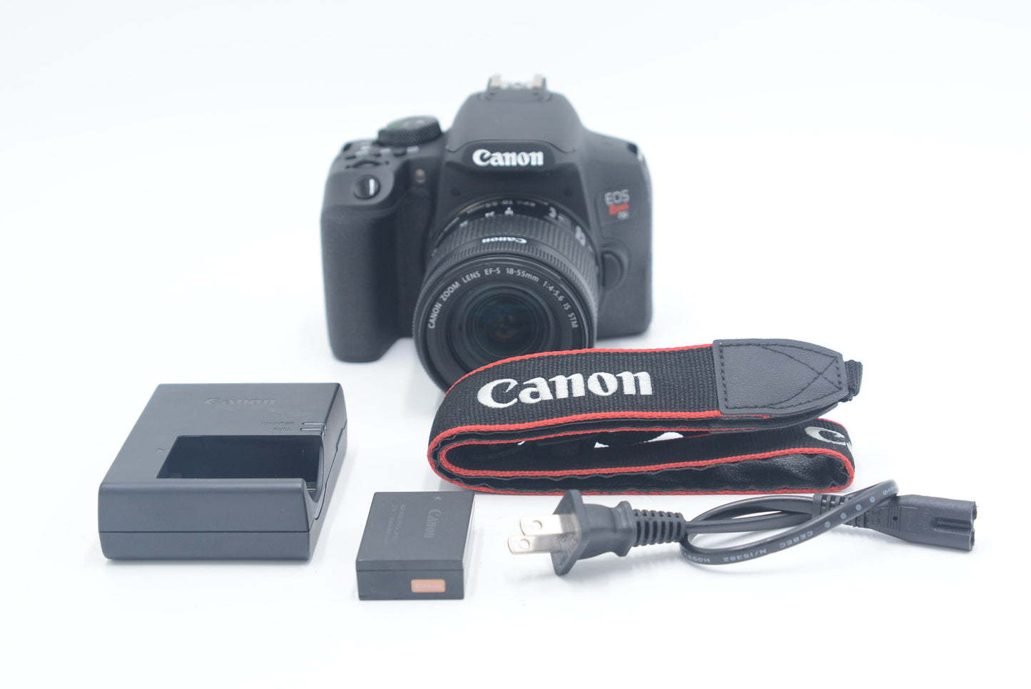 Canon EOSREBELT8i/1855/02119 Rebel T7i, EF-S 18-55mm f/4-5.6 IS STM, Used