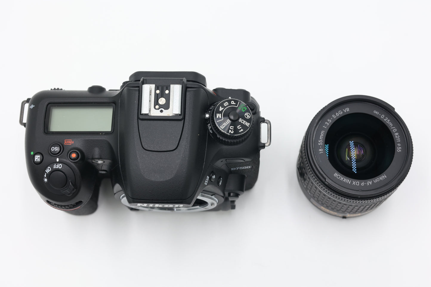 Nikon D7500/1855/67166 D7500, AF-P DX 18-55mm f/3.5-5.6G VR, Used
