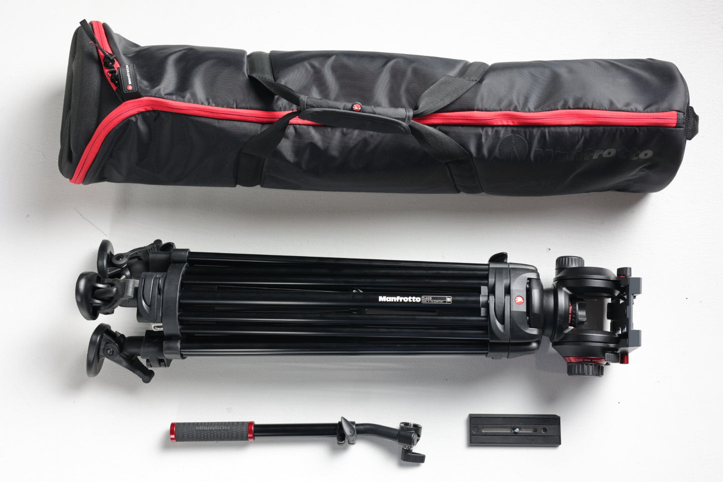 Manfrotto 546B/504HD Tripod + Ball Head, Used