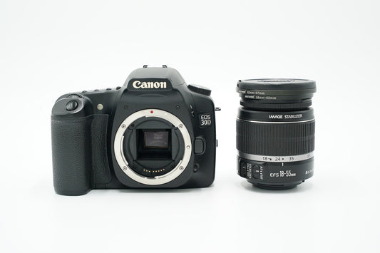 Canon EOS30D/1855/04577 EOS 30D + EF-S 18-55mm + BGE2N Battery Grip, Used