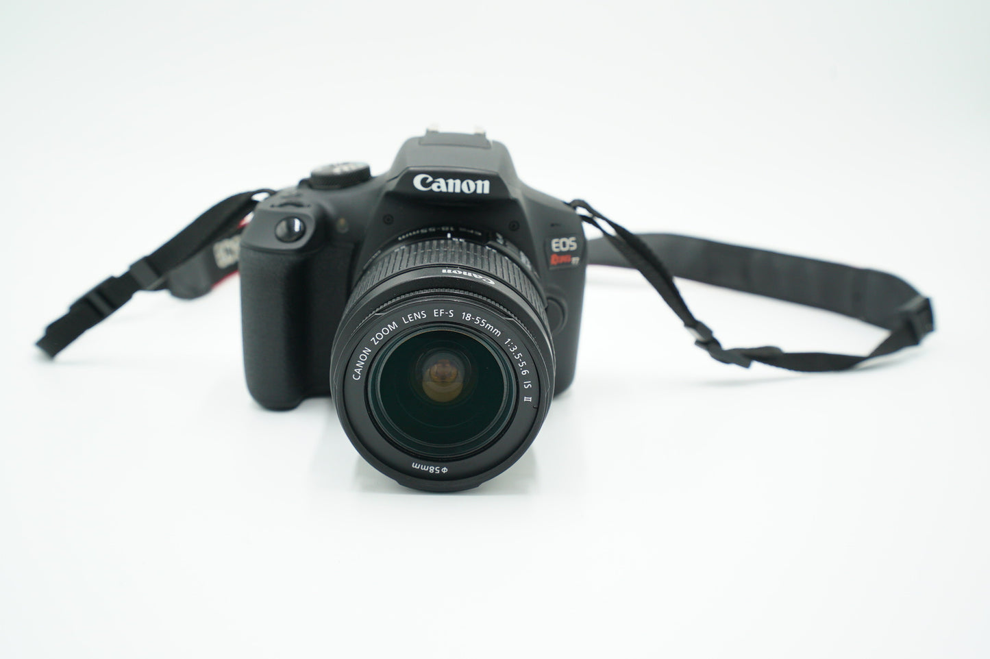 Canon EOSREBELT7/DUALLENS/02695 Rebel T7, EF-S 18-55mm f/3.5-5.6 IS II + EF 75-300mm f/4-5.6 III, Used