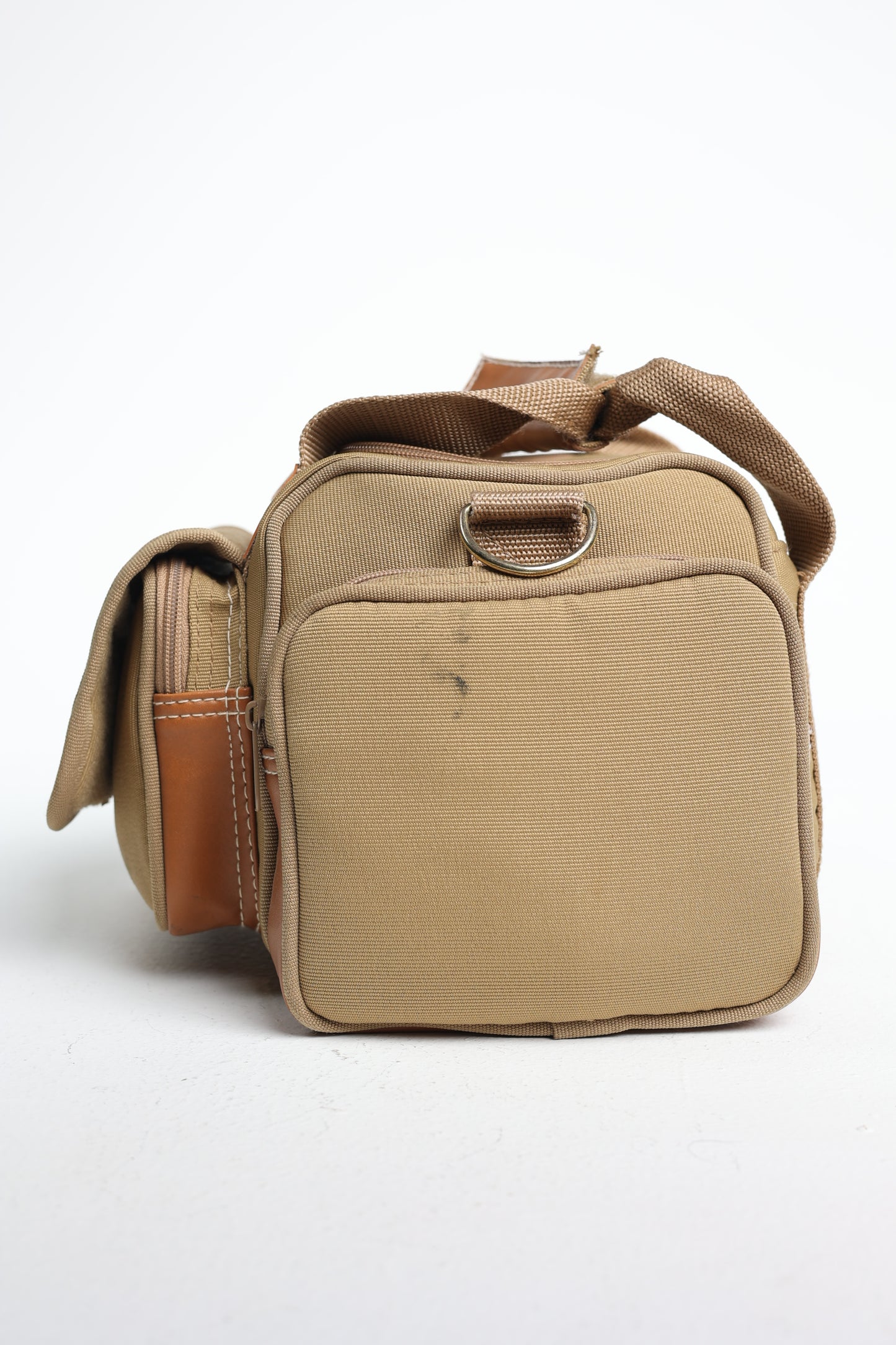 MacGregor Medium Shoulder Bag, Tan Canvas, Used