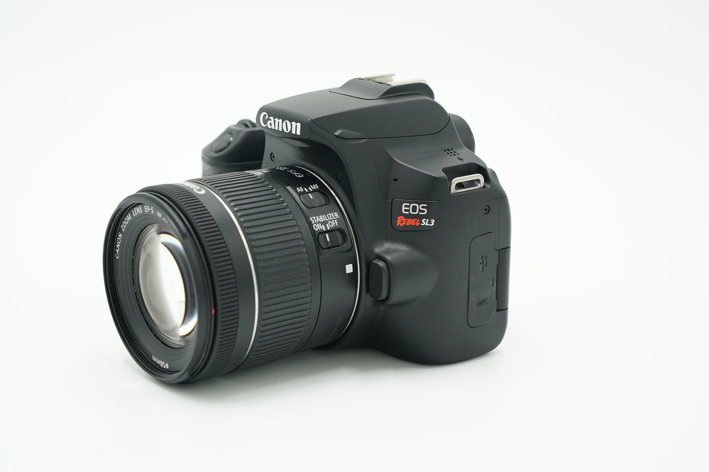 Canon EOSREBELSL3/21035 REBEL SL3, EF-S 18-55mm f/4-5.6 IS STM, Used