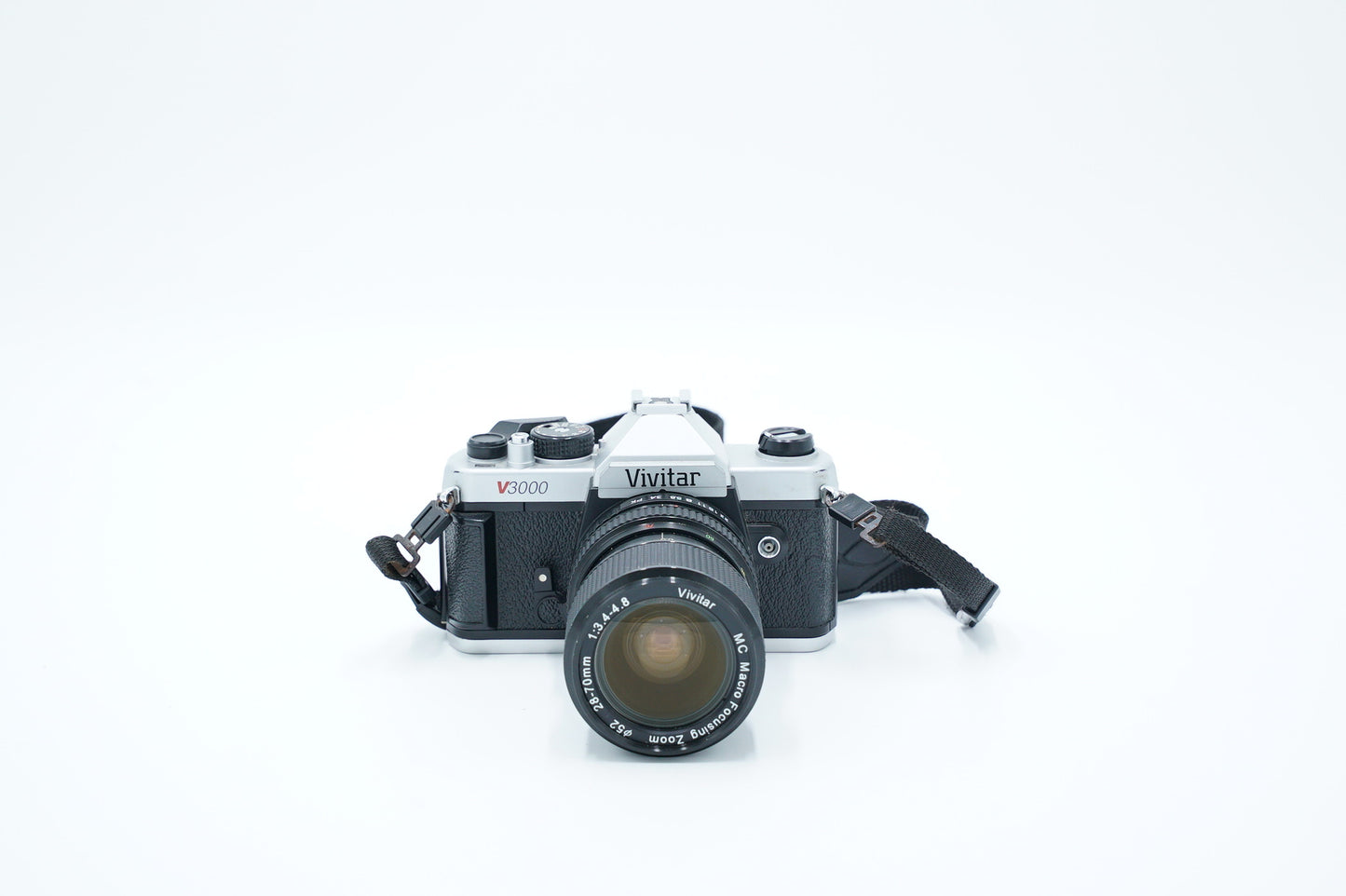 Vivitar V3000/2870/13199 V3000 Film Camera + MC 28-70mm f/3.4-4.8 Lens, Used