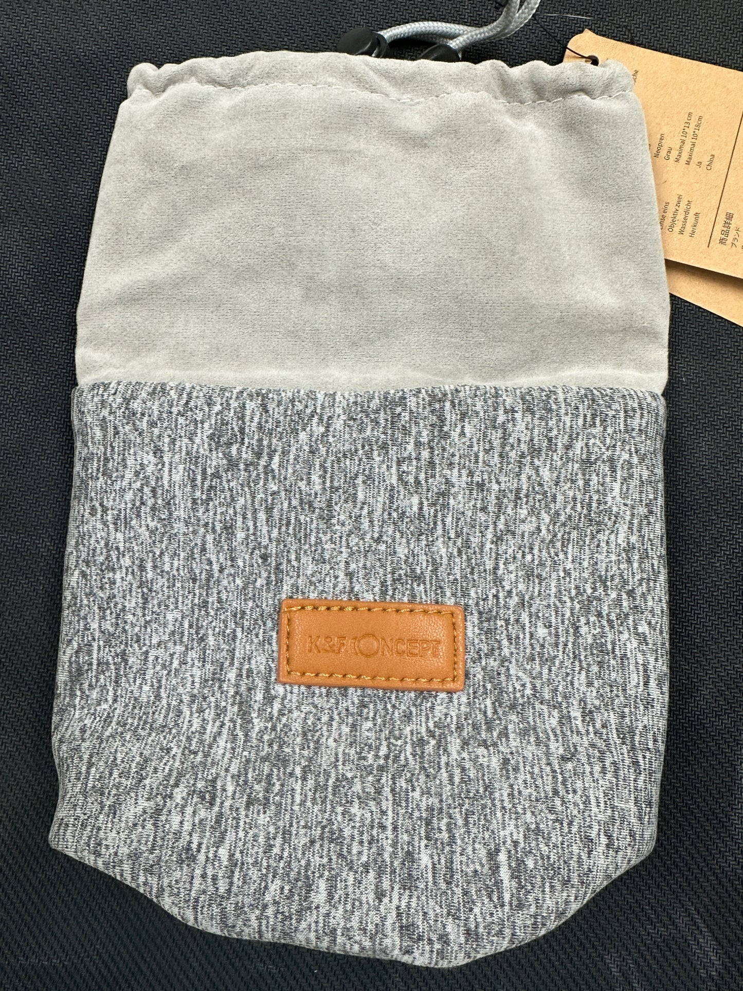 K&F 2-in-1 Premium Camera Lens Pouch, Used