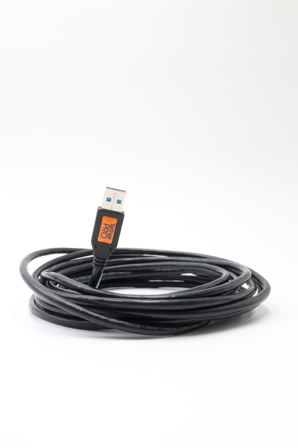 Tether Tools TetherPro USB 3.0 Male Type-A to USB 3.0 Micro-B Cable 15' Black, Used