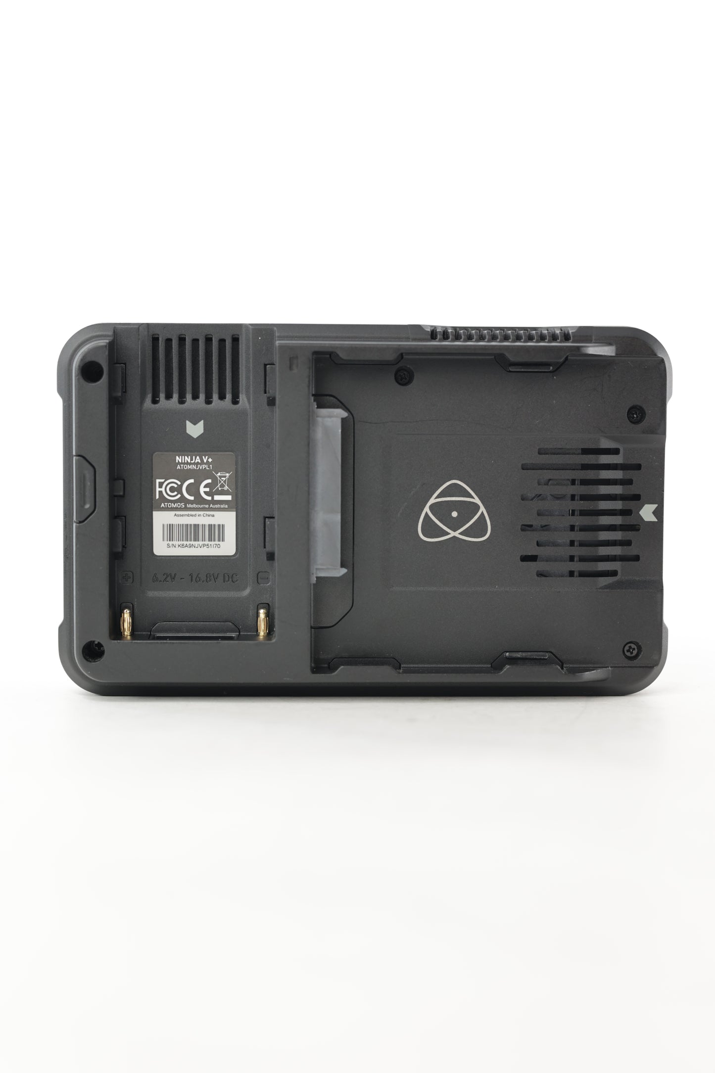 Atomos NINJAV+/P1170 5.2'' 8K HDMI H.265 Raw Recording Monitor (Reader + Dumme Batt + Atomx 1TB), Used