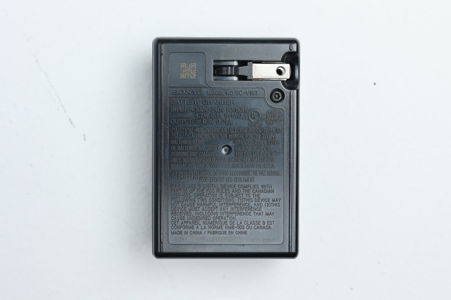 Sony BCVW1 Charge + Battery, Used