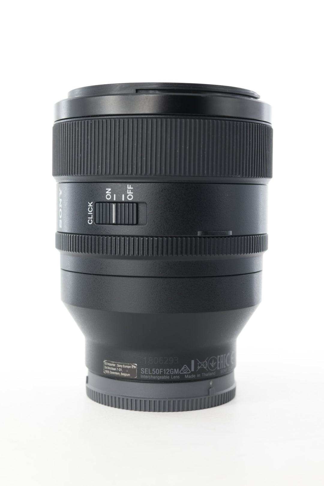 Sony SEL50F12GM FE 50mm f/1.2 GM Lens, Ø72