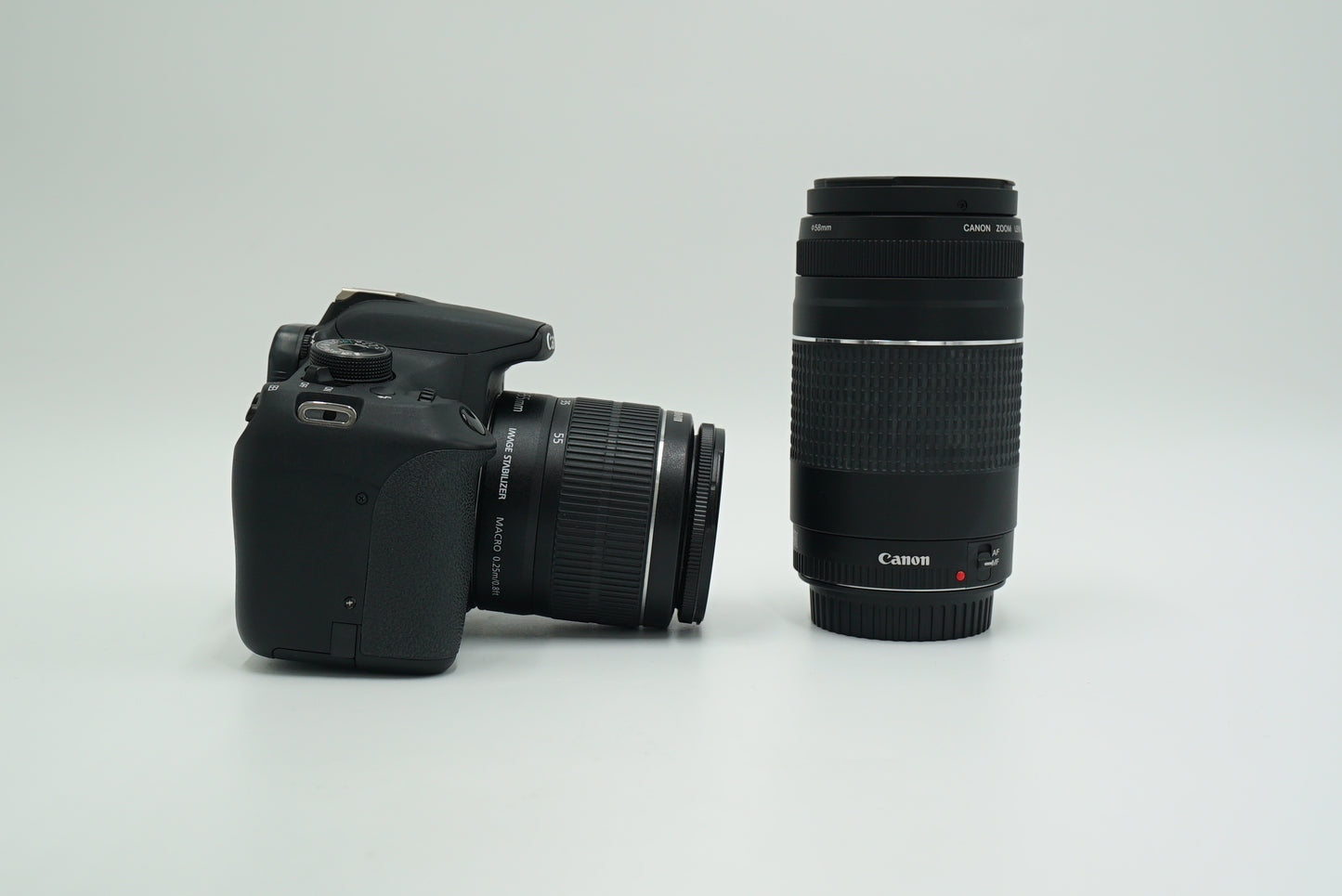 Canon EOSREBELT5/DUALLENS/76502 Rebel T5, EF-S 18-55mm f/3.5-5.6 IS II + EF 75-300mm f/4-5.6 III, Used