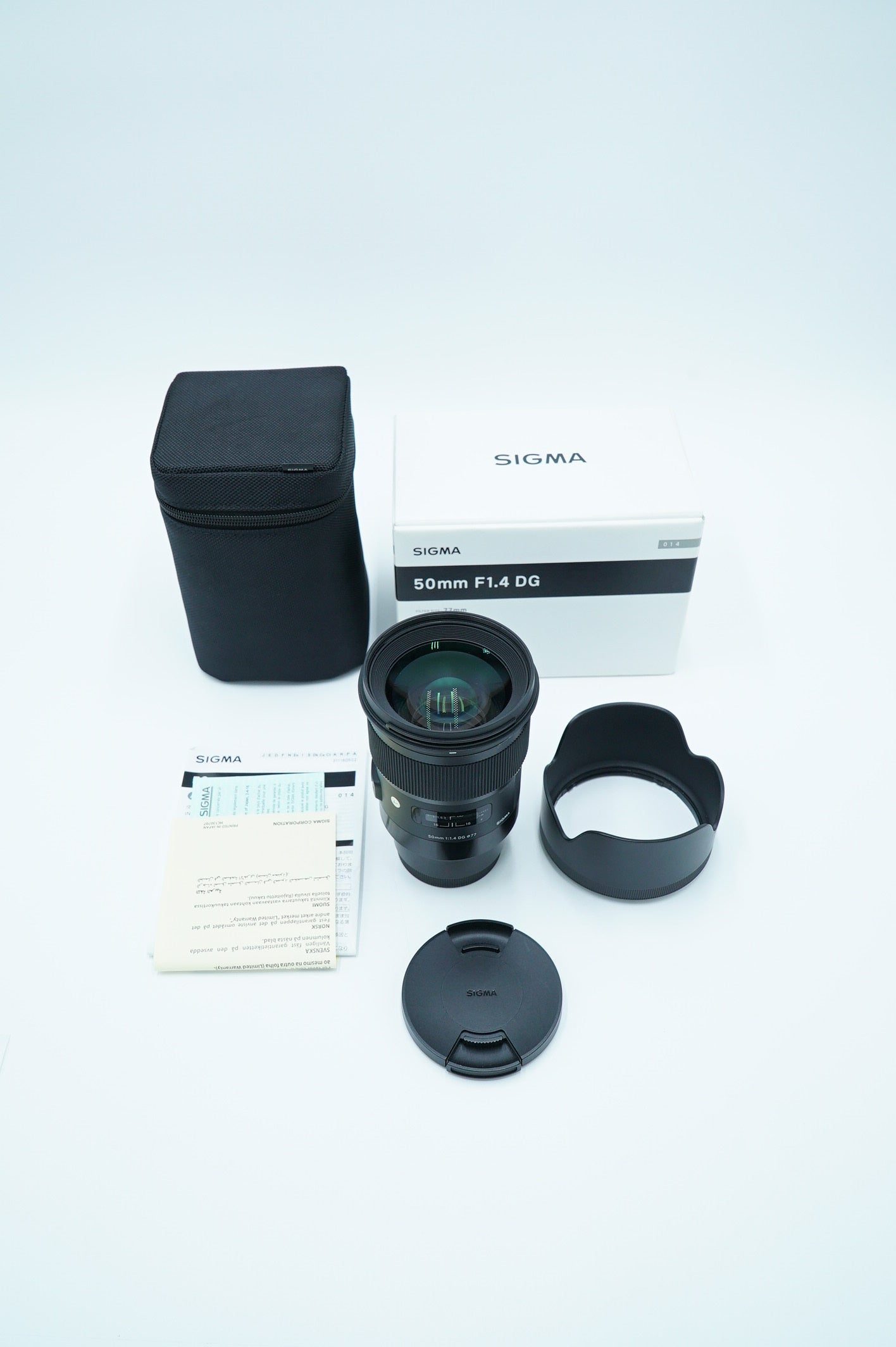 Sigma 50/1.4S/79823 50mm f/1.4 DG HSM ART Lens F/Sony, Used