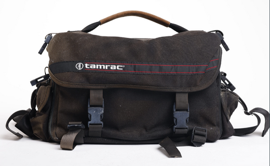 Tamrac Pro Quick Release Strap w/Tan Leather Padding, Used