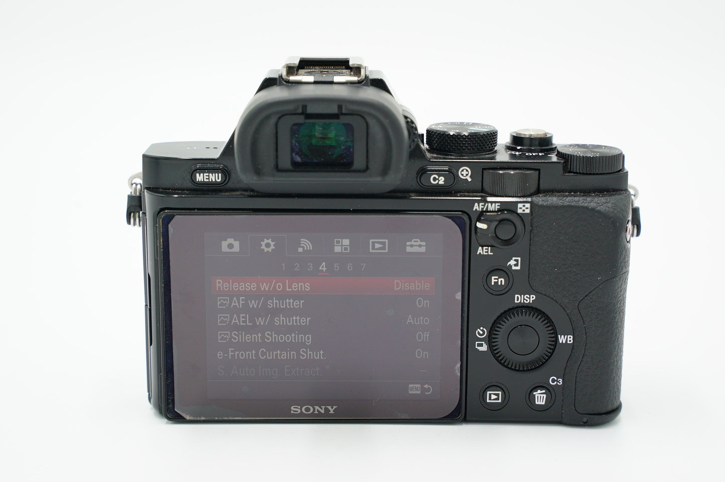 Sony A7S/3382869 A7S Body Only + VGC1EM Battery Grip, Used