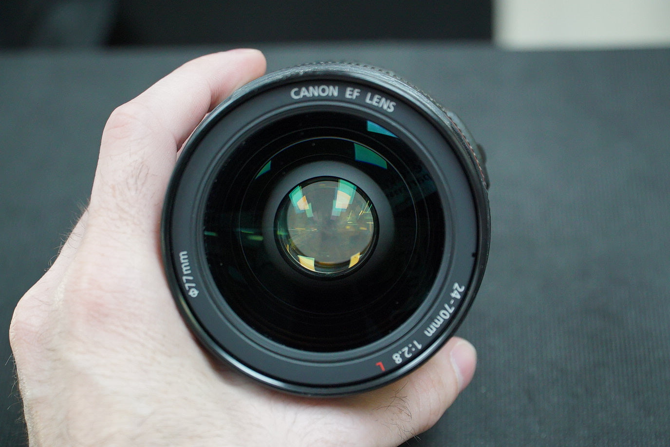 Canon EF2470L/11352 EF 24-70mm f/2.8L USM, Used (For Parts)