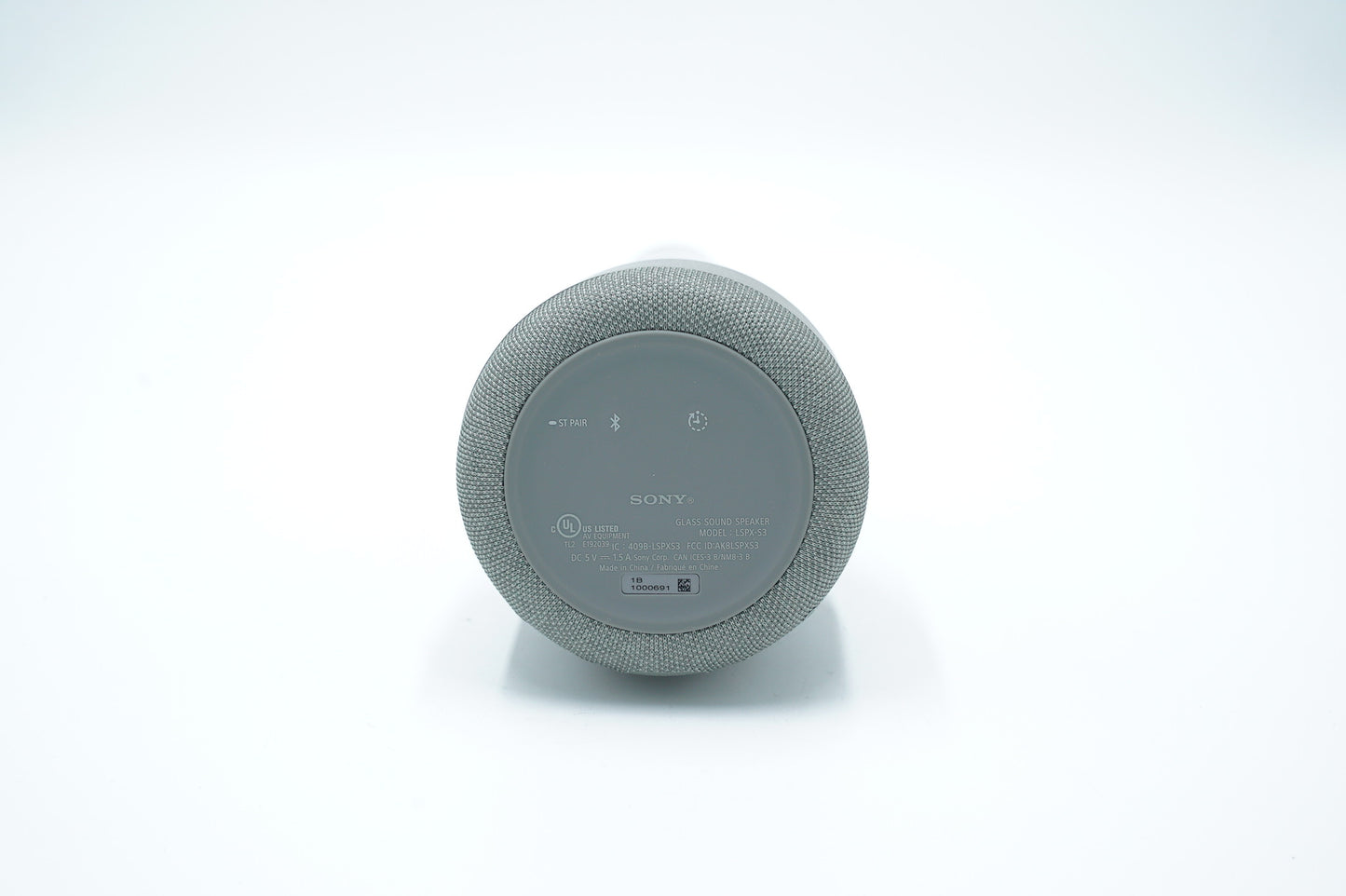 Sony LSPXS3/1000691 Glass Sound 360º All Directional Speaker w/Candle-Like LED Illumination, 8 Hour Battery, and Bluetooth, Off/White, Used