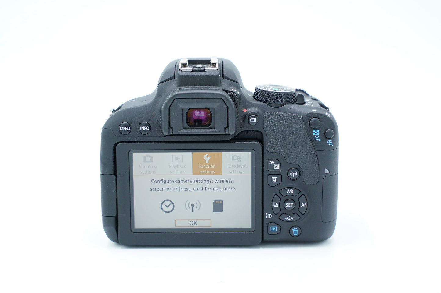 Canon EOSREBELT7i/02793 EOS Rebel T7i w/ EF-S 18-55mm f4-5.6 IS USM, Used