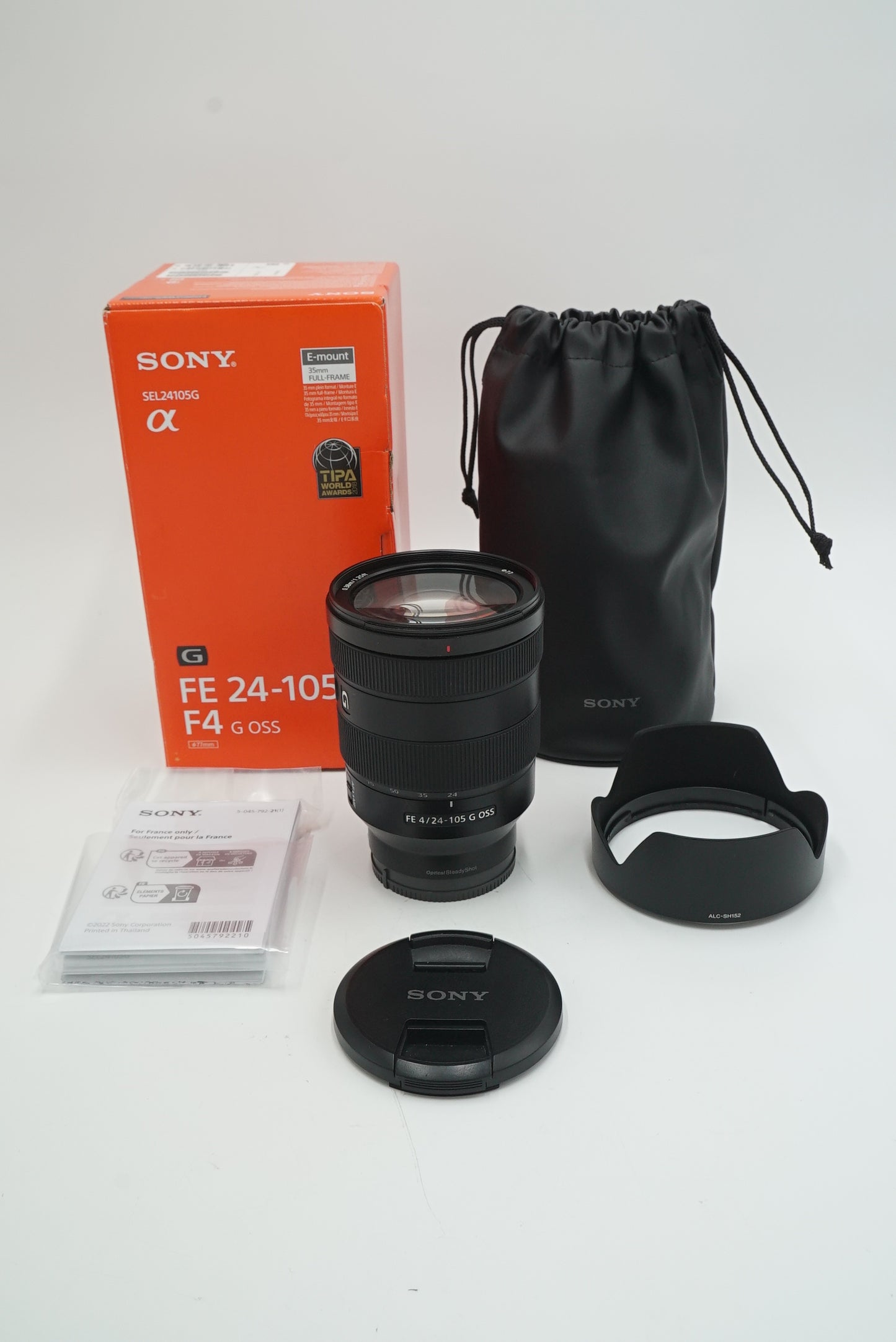 Sony SEL24105G/5849576 FE 24-105mm f/4 G OSS Lens, Used