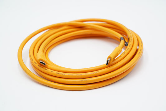 Tether Tools USB Type-C To Type-C Extension Cable (15' Orange), Used