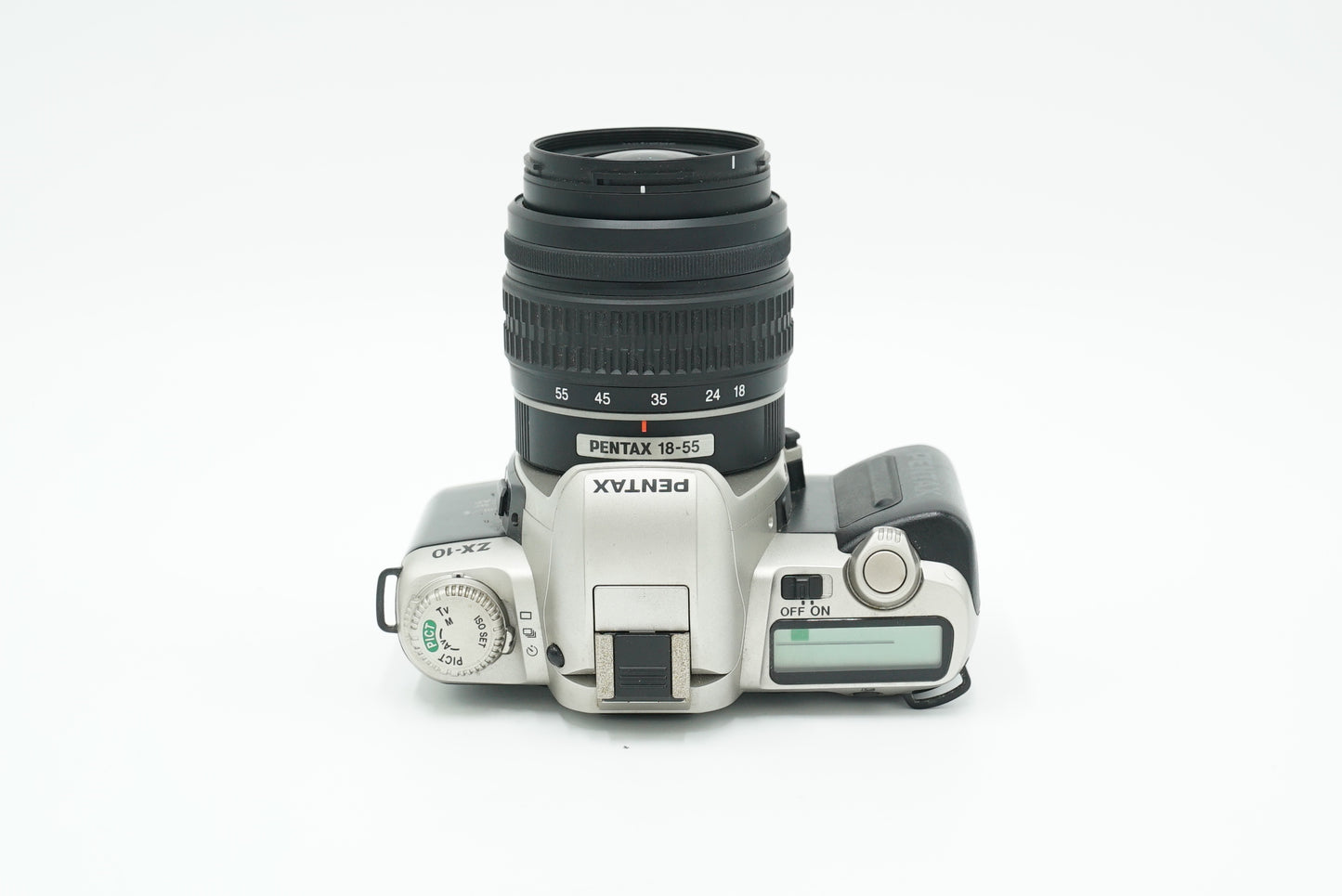 Pentax ZX10/68242 ZX10 Film Camera + 18-55mm Lens, Used