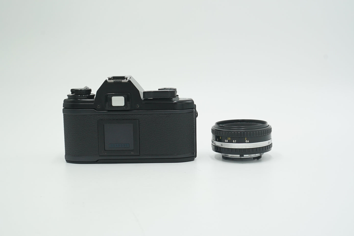 Nikon EM/50/49096 EM 35mm Film Camera + 50mm f/1.8 Series E Lens, Used
