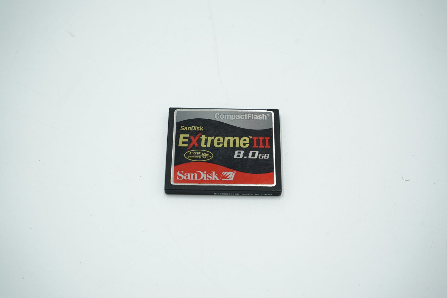 Sandisk Extreme III 8GB CompactFlash Card, Used