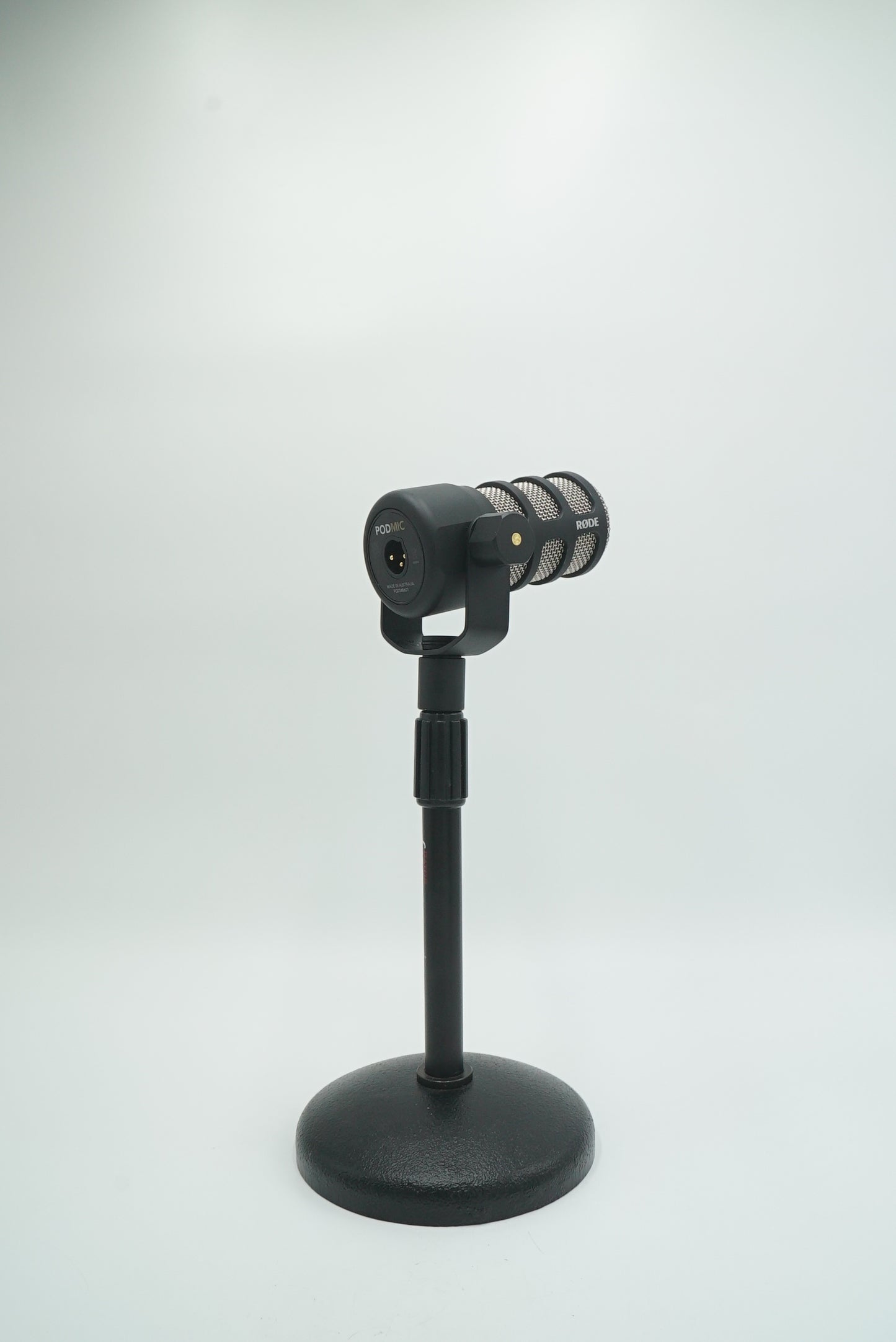 Rode Podmic Dynamic Podcasting Microphone + Gator XLR Stand, Used