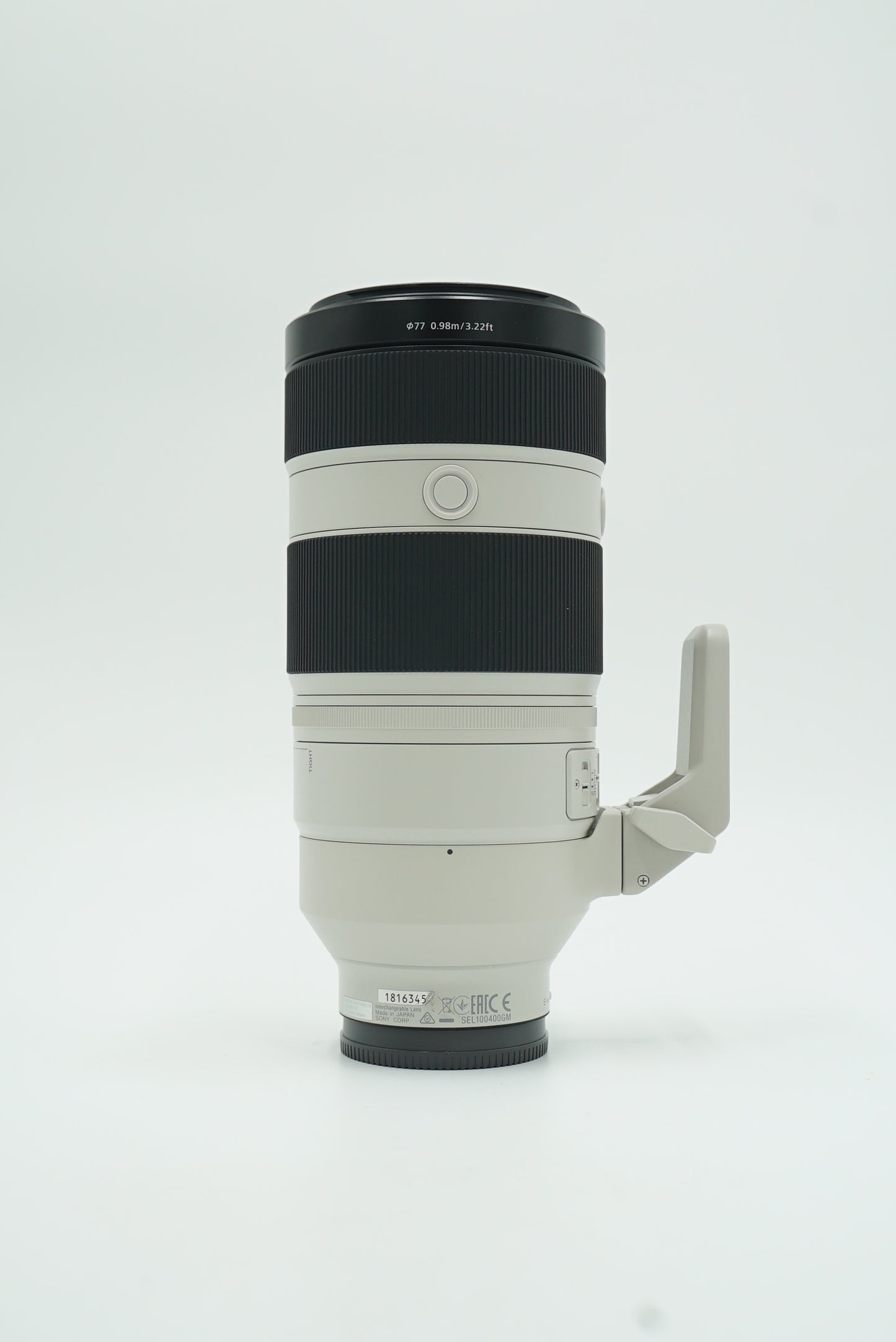 Sony SEL100400GM/1816345 FE 100-400mm f/4.5-5.6 GM OSS Lens, Used