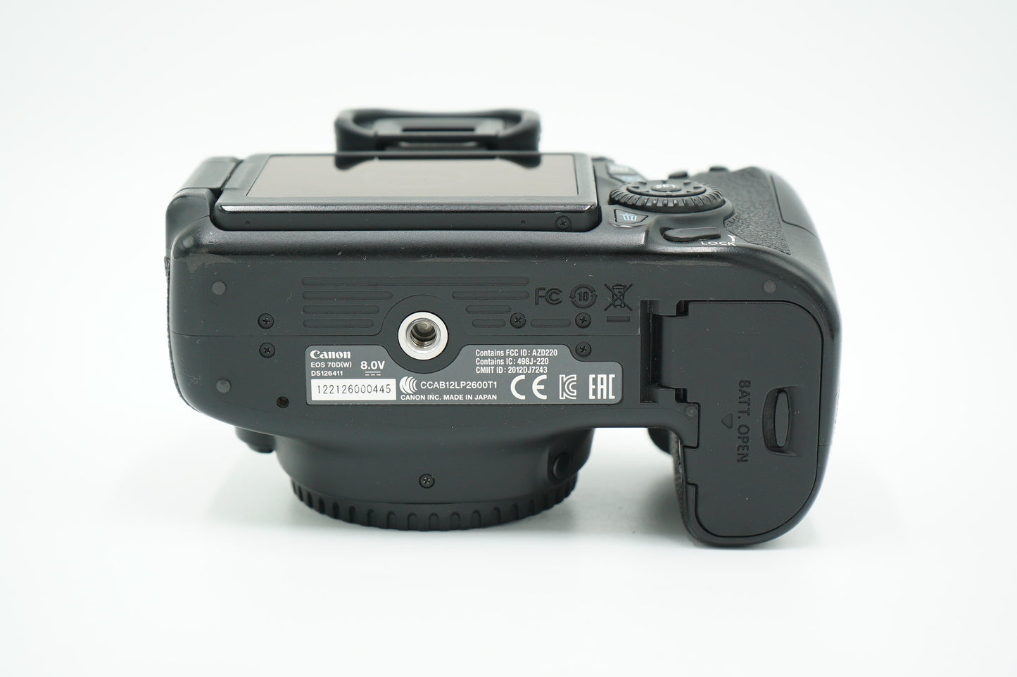Canon EOS70D/BODY/00445 EOS 70D, Body Only, Used