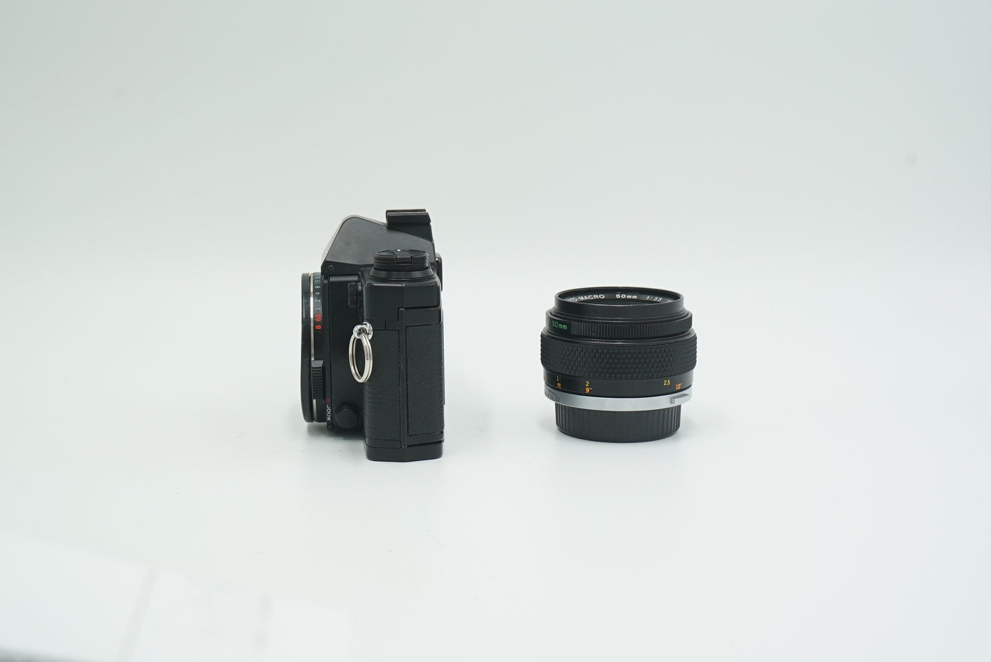 Olympus OM2S/18343 35mm Film Camera + Zuiko 50mm f/3.5 Auto-Macro, Used