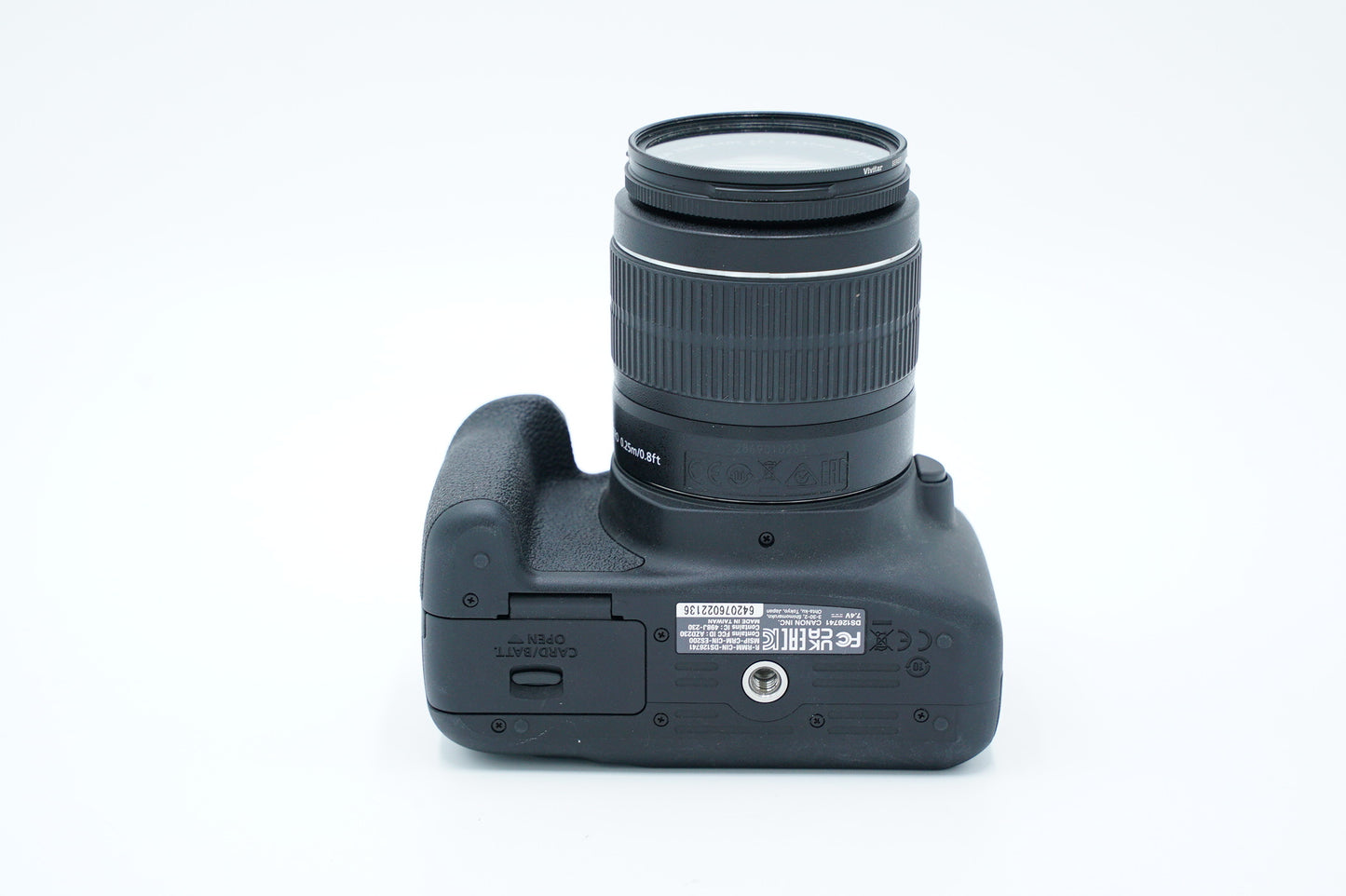 Canon EOSREBELT7/1855/22136 Rebel T7, EF-S 18-55mm f/3.5-5.6 IS II, Used