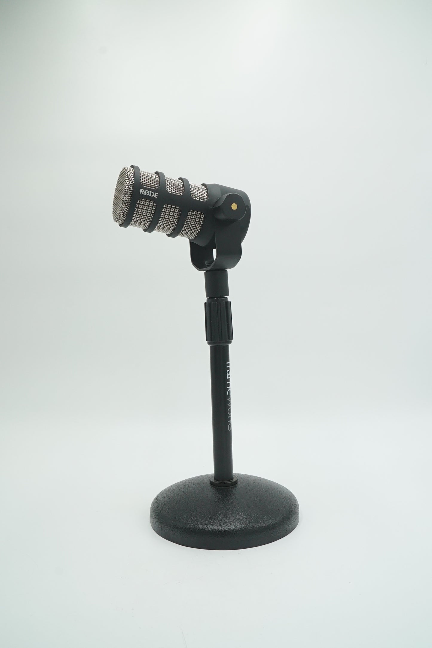 Rode Podmic Dynamic Podcasting Microphone + Gator XLR Stand, Used
